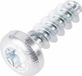 TOOLCRAFT 88202-1 Vis autoperceuse pour plastique 2.2 mm 6 mm profil en T Acier zingué 100 pièce(s)