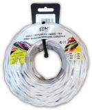 EDM Câble d'interface parallèle Blanc 25 m 2 x 2,5 mm²