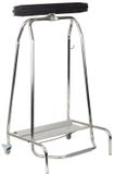APS Afvalzakhouder met pedaal, 59x43x96 cm, Roestvrij staal, 120 liter