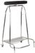 APS Afvalzakhouder met pedaal, 59x43x96 cm, Roestvrij staal, 120 liter