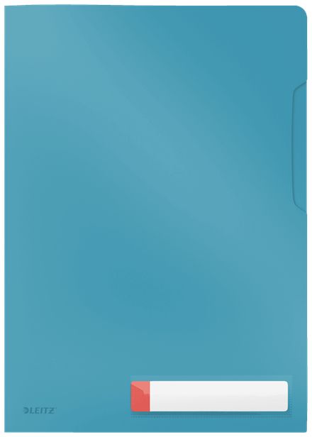 Leitz A4 File Folder - Polypropylene (PP) - Blue - Matt Finish - 40 Sheet Capacity