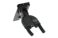 GEWA Gitaarwandhouder WallGrip – Slatwall-bevestiging voor akoestische gitaar, elektrische gitaar, bas – Antislip siliconenbekleding – Flexibel aanpasbaar – zwart GH-80SB