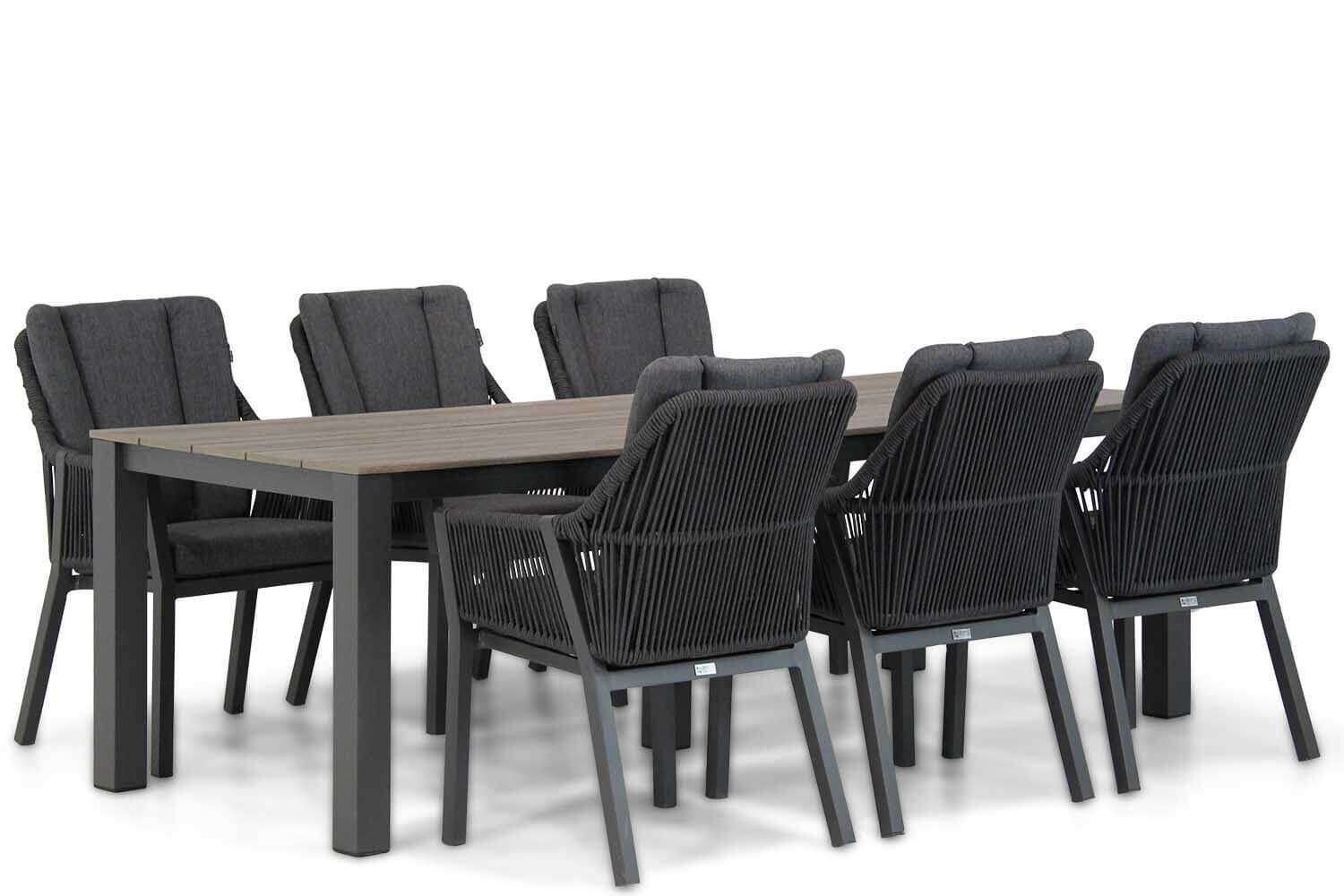 Lifestyle Garden Furniture Lifestyle Verona/Valley 240 cm dining tuinset 7-delig