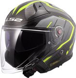 LS2 OF603 Infinity II C Urus H-Vis Geel 06 Jethelm - Helm