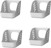 MyHens Meine Hennen Set van 4 mini-nestkasten voor kippen, grijs, basisnest voor maximaal 5 kippen, wandmontage, kippennest, gevogeltenest, kippenhok