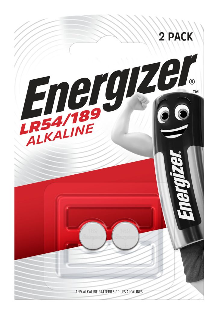 Energizer LR54/AG10 - Huishoudelijke batterijen - zilver