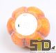 Season Inspired Decoration SID collection Pompoen polystone met LED oranje