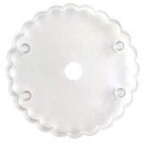 PME 107P009 JEM gekartelde cirkeluitsteker, kunststof, ivoor, 18 x 2 x 22,5 cm