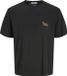 JACK&JONES - JORHYDRA CUTOUT TEE SS CREW NECK - Heren - T-shirts - Zwart - XS