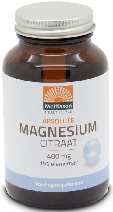 Mattisson Active Magnesium-Citraat 400mg Capsules 60st