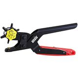 Lederen Hole Punch, Riemgat perforator Heavy Duty Draaiend Oogtang Tool, Multi size - 2mm tot 4.5mm voor Riemen, Schoenen, Kaarten, Ambachten, Canvas, Zakken, Zachte kunststoffen enz