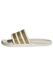adidas dames Adilette Comfort 2.0 Slides Sandal, Off White/Gold Met./Chalk White, 44.5 EU