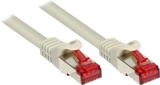 Alcasa Netwerkkabel Cat6 S/FTP (S-STP) 3m Grijs