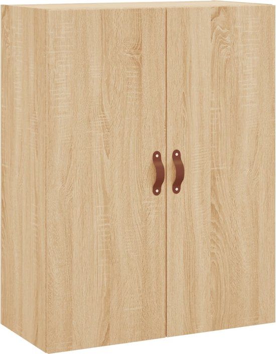 vidaXL Wandkast 69,5x34x90 cm Sonoma Eikenkleurig
