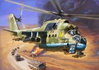 Zvezda Mil-24p 1:72 Modelbouwset