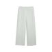 PUMA Pantalon large en peluche Essentials Cat pour femme, Vert menthe (Creme de Mint Green), XL