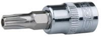 KS Tools 918.3945-E 3/8" CHROMEplus Bit-dopsleutel Torx met boring, TB30, Hanger