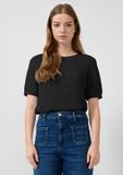 QS s.Oliver QS Strickpullover zwart XXL