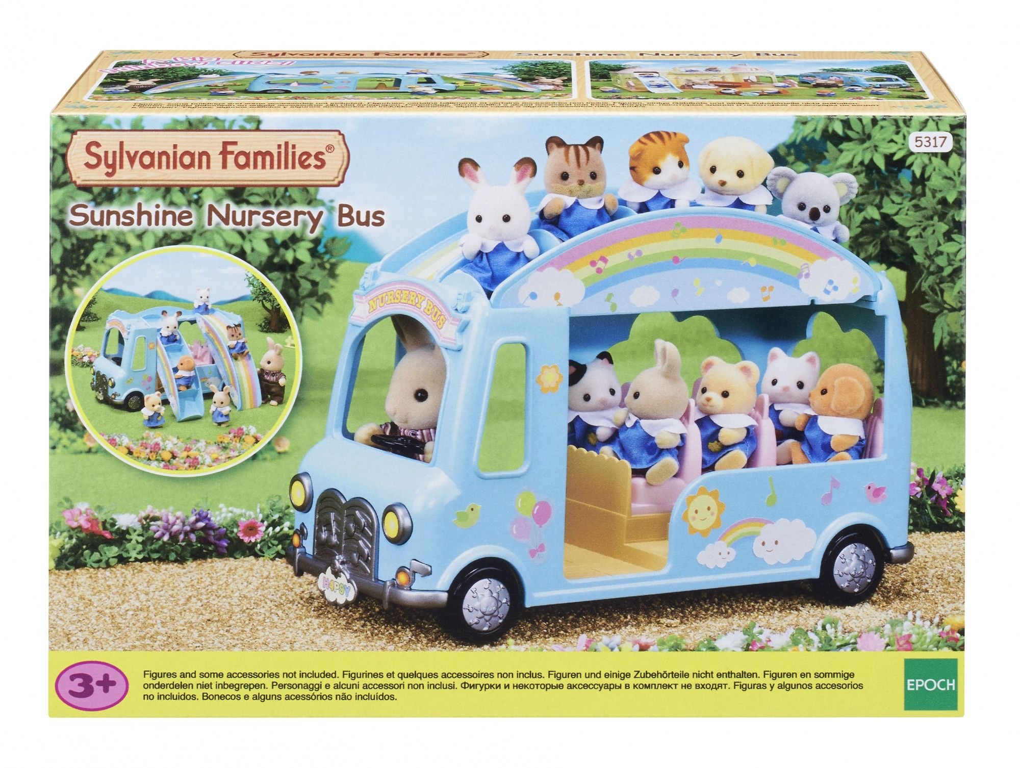 Sylvanian Families Regenboog Babybus - Action/Adventure Toy for Kids