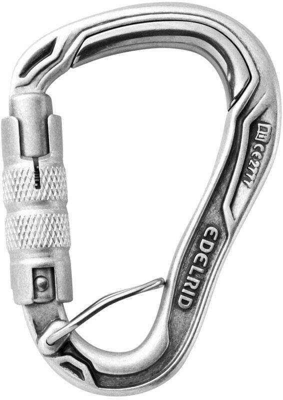 Edelrid HMS Bulletproof Triple FG Eco Karabiner - Silver - 2023