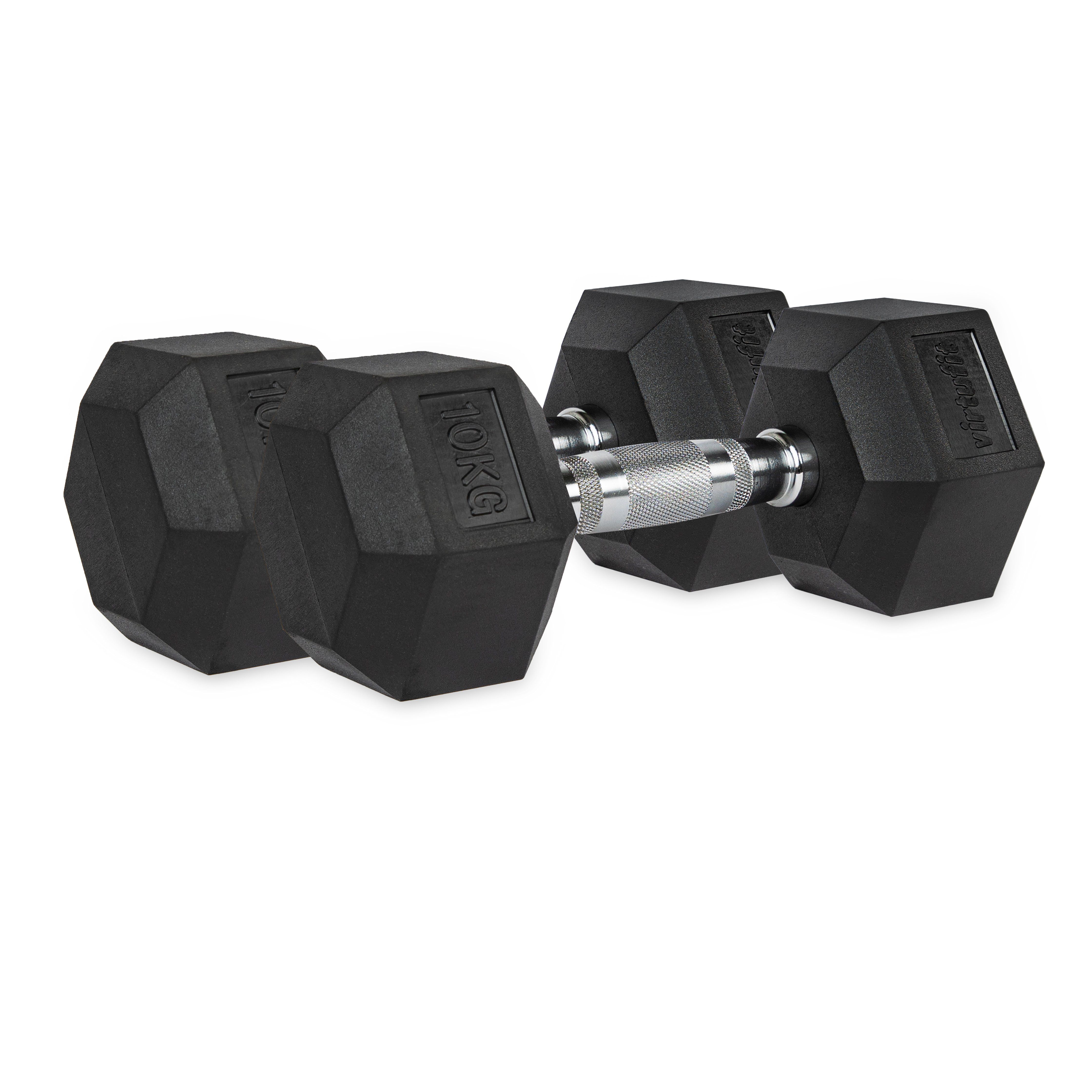 VirtuFit Hexa Dumbbell Pro Set - 2 x 10 kg
