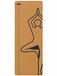 Tapis de yoga en liège 61x183 cm avec impression ASANA FLOW pour yoga, fitness et pilates