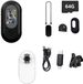 Caméras d'action sans marque - Bodycam - Enregistreur - Mini-caméra d'action - Caméra d'occasion - Caméra pouce - Caméra PSP 1080p - Rotatif à 360° - Caméra magnétique - Rechargeable par USB - Accessoires inclus et Micro SD 64 Go - Noir