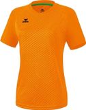 Erima Madrid Shirt Korte Mouw Dames - New Orange