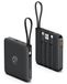 externe VRURC Power Bank Powerbank 10000 mAh met USB-C-kabel, snel opladen 22,5 W