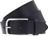 Vanzetti Leren Riem Denim Love 35mm Full Leather Belt W110 Black Zwart