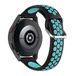 By Qubix Qubix - Siliconen sportbandje met gesp voor Samsung Galaxy Watch 5 (40mm/44mm) - Zwart + Blauw