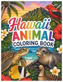 Hawaii animal coloring book