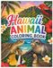 Hawaii animal coloring book