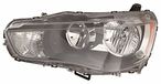 TarosTrade 37-5500-L-67513 koplamp elektrisch zwart zonder motor links