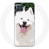 Maniacase Hoesje voor Oppo A93 5G Samojeed Witte Hondenras