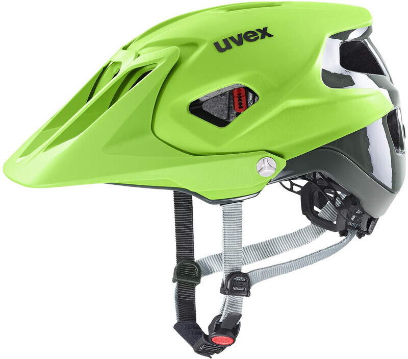 UVEX Quatro Integrale Fietshelm, groen/grijs