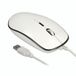 DeLOCK bedrade USB-A/USB-C muis met 4 knoppen - 1000-3200 DPI / wit - 1,5 meter