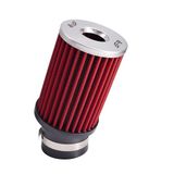 Simoni Racing luchtfilter Universeel + compatibel met Abarth 500-91mm - Rood