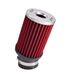 Simoni Racing luchtfilter Universeel + compatibel met Abarth 500-91mm - Rood