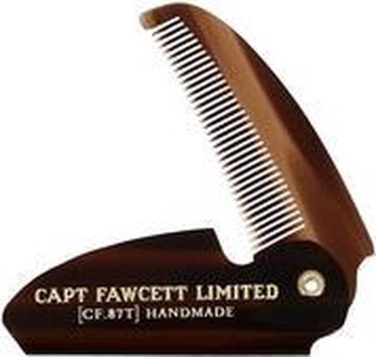 Captain Fawcett Folding comb for mustache CF.87