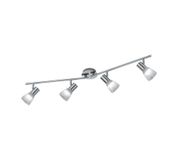 TRIO Reality Leuchten TRIO VISTO Railspot E14 LED Nikkel Mat Wit 3.5W 320lm 3000K IP20