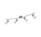 TRIO Reality Leuchten TRIO VISTO Railspot E14 LED Nikkel Mat Wit 3.5W 320lm 3000K IP20