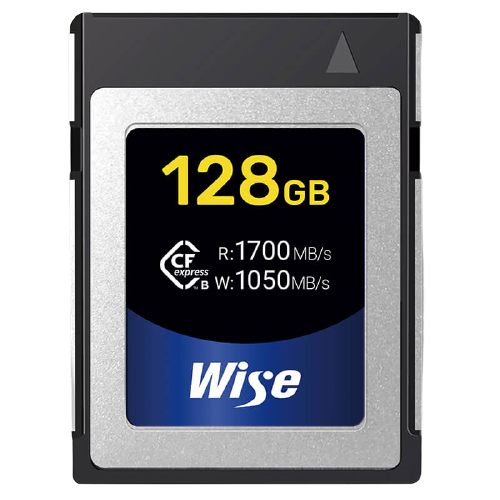 Wise CFX-B128 - 128GB CFexpress Type B - 1700MB/s Lezen - 1050MB/s Schrijven