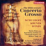 PIAS Nederland Academy Of St. Martin In The Fields, Sir Neville Marriner - Schulhoff | Krenek | D'Indy: 20th Century Concerto Grosso (CD)