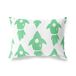 BonaMaison Petrol Groen-Wit Decoratieve Kussensloop, Kussenhoezen Bank, Decoratieve Kussenhoesjes, Kussensloop; Sofa, Slaapkamer, Kantoor, Auto 45x60 Cm - Ontworpen en vervaardigd in Turkije