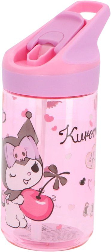4KidsOnly Danneels Trading Kuromi lunchset; drinkfles en lunchbox