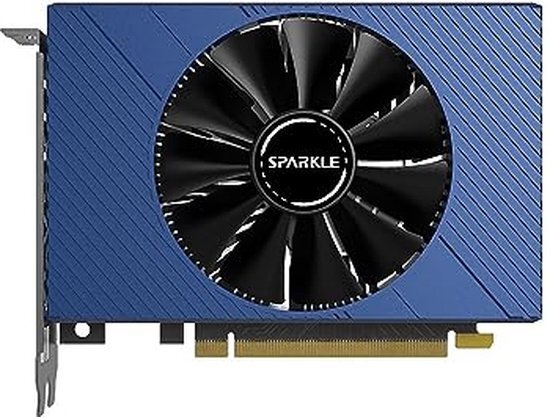 Sparkle Intel Arc A380 ELF DDR6 HDMI 2000MHz 6GB Single Fan Grafikkarte - Blau