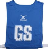 Gilbert Netball Monochrome Netball Bibs - Medium - Royal