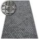 Rugsx - Tapis en corde Sizal Loft 21145 Boho Ivoire/argentin/gris Grey 80x150 cm