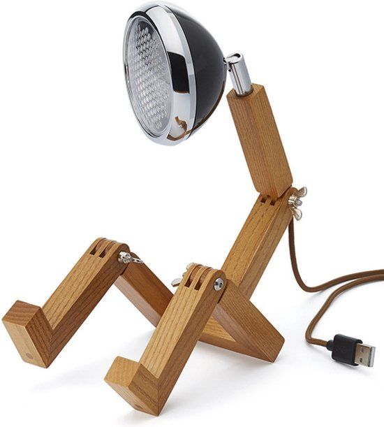 Piffany Copenhagen Mr. Wattson Mini Tafellamp - Fashion Black - LED - USB
